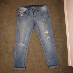 Distressed capris jeans from Nordstrom